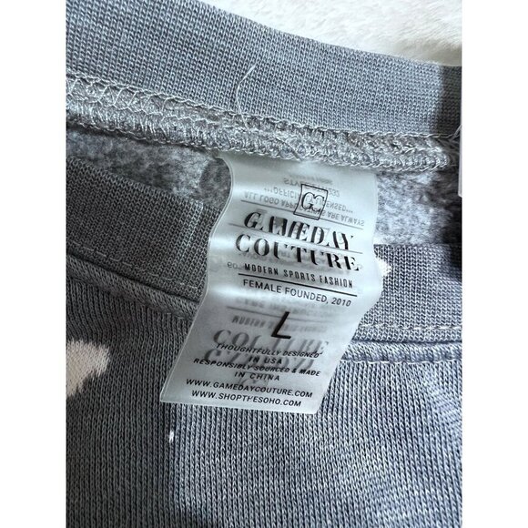 LSU Tigers GameDay Couture twice as nice faded crewneck sweatshirt women size la - Picture 4 of 7